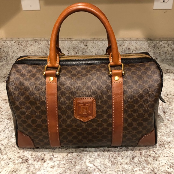 Celine Handbags - Vintage authentic Celine Boston bag